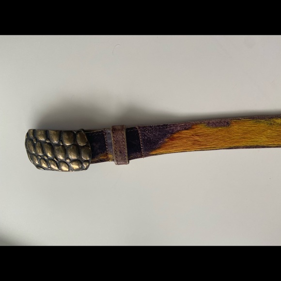 Colorful PONY skin belt with lovely buckle. - Picture 3 of 5